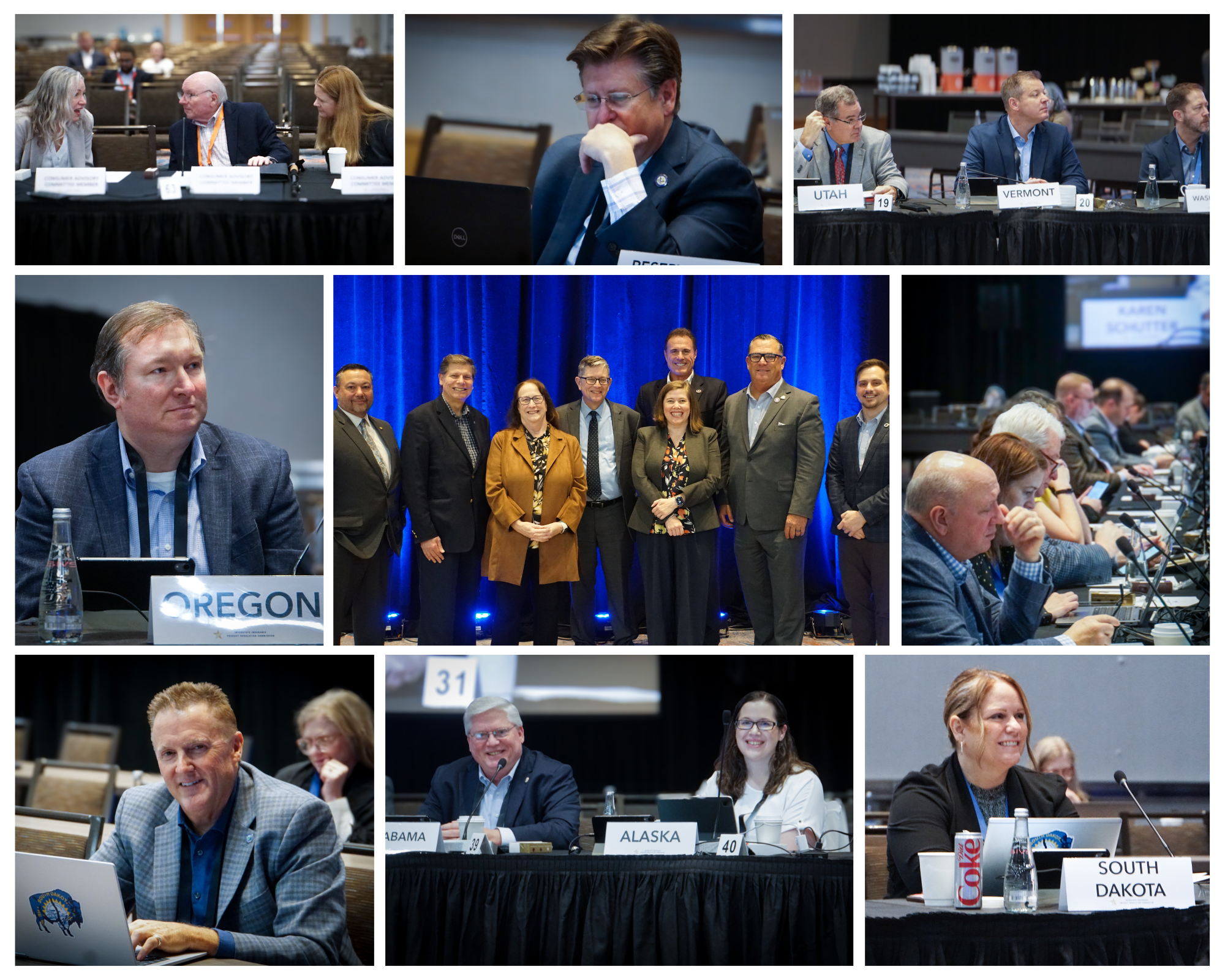 Collage of photos from the Hollywood, FL meeting