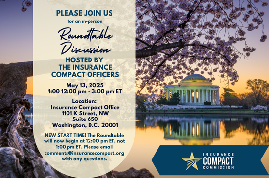 Visual of DC Roundtable invitation