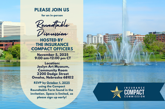 Photo from Omaha, NE and displaying text for a Roundtable event on November 5, 2025