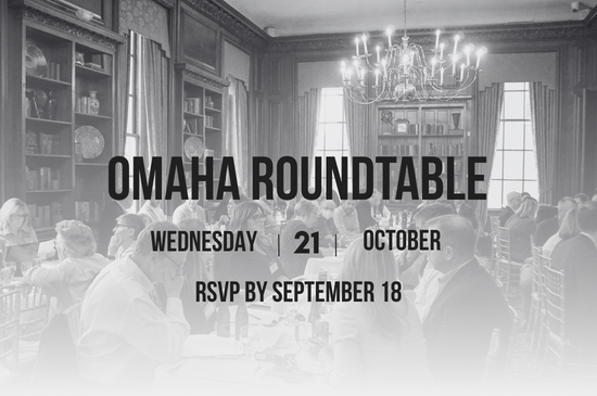 newsletter invitation for the 2026 Omaha Roundtable